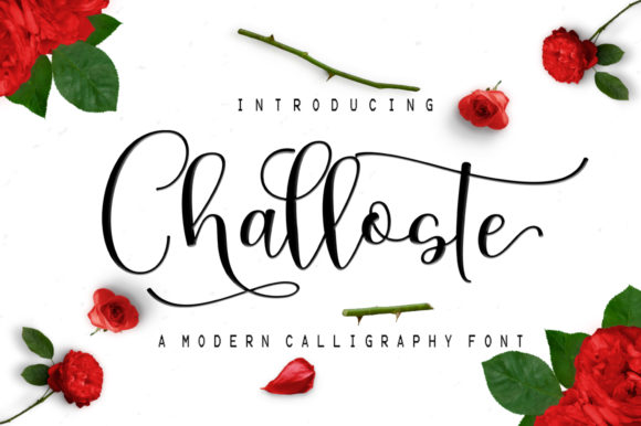 Challoste: A Script Font for Editorial Elegance