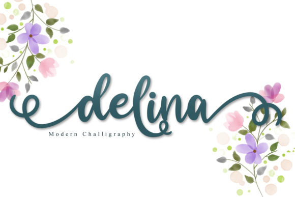 Delina: A Script Font That Elevates Digital Branding