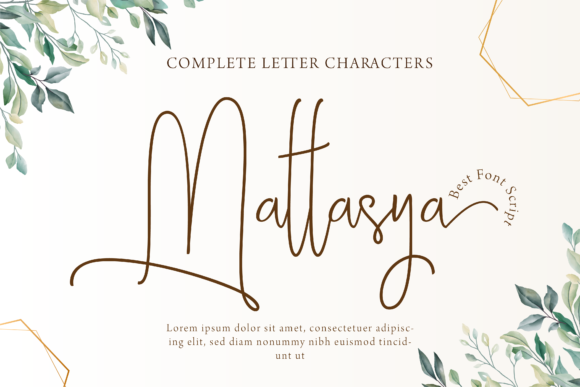 Matasya: A Script Font That Elevates Campaign Design