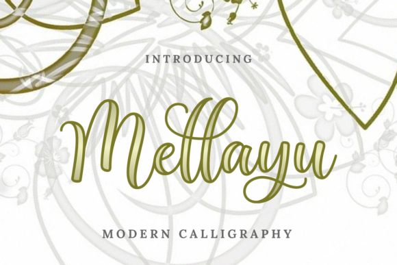 Mellayu: A Timeless Script Font for Editorial Design