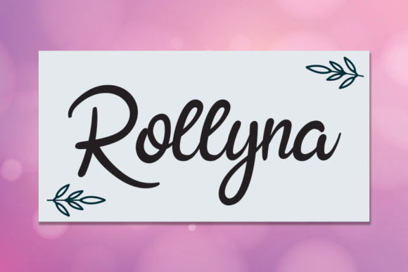 Rollyna: A Timeless Script Font for Digital Branding