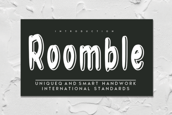 Roomble: The Font That Makes Your Message Stand Out