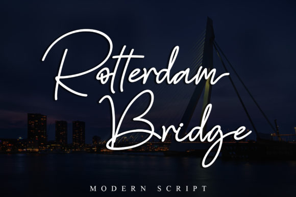 Rotterdam Bridge: A Script Font for Impactful Digital Design