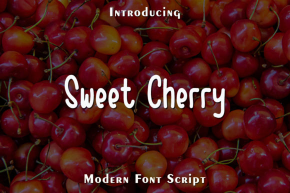 Sweet Cherry Font for Handmade Creators