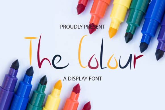 The Colour: A Joyful Script Font for Digital Design